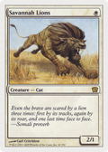 Savannah Lions (9ED-041) - 9th Edition