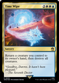 Time Wipe (Surge Foil) (WHO-829) - Doctor Who Foil