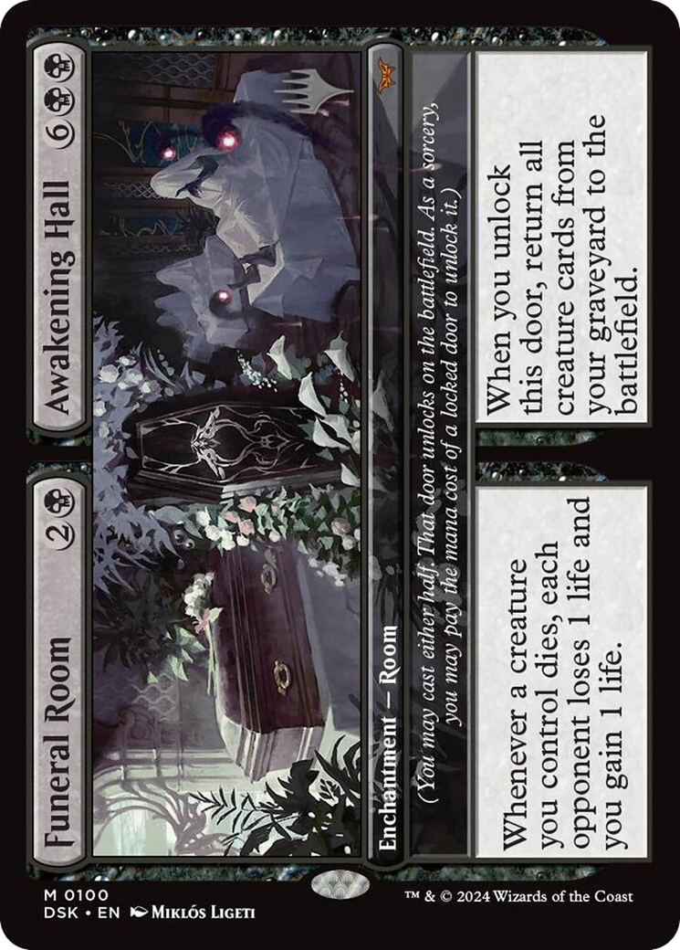 Funeral Room // Awakening Hall (PPDSK-100) - Duskmourn: House of Horror Promos