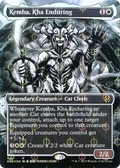 Kemba, Kha Enduring (Borderless) (Step-and-Compleat Foil) (ONE-423) - Phyrexia: All Will Be One: (Showcase) Foil