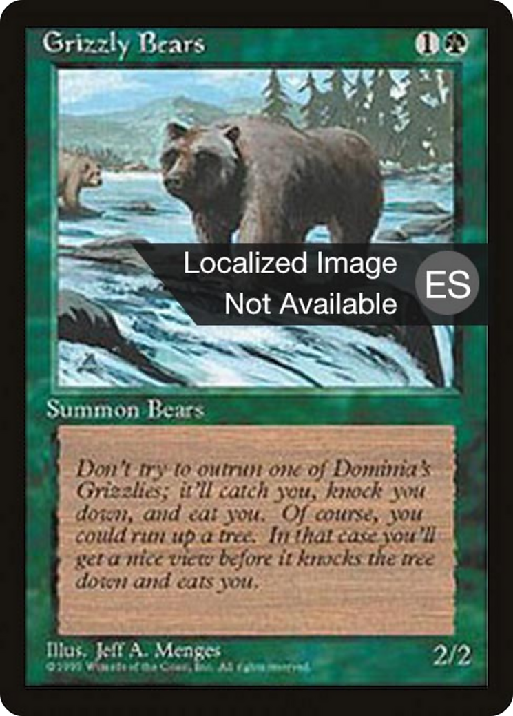 Grizzly Bears (4BB-) - Fourth Edition Foreign Black Border