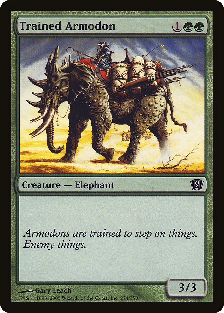 Trained Armodon (9ED-274) - 9th Edition