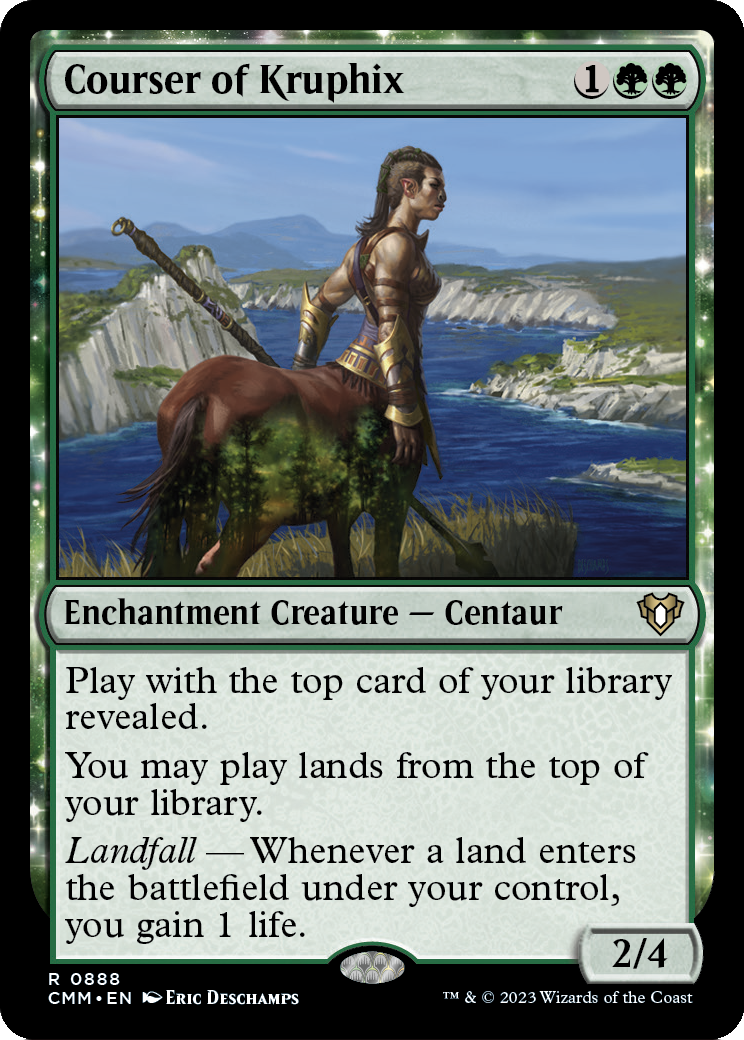 Courser of Kruphix (CMM-888) - Commander Masters: (enchantment)