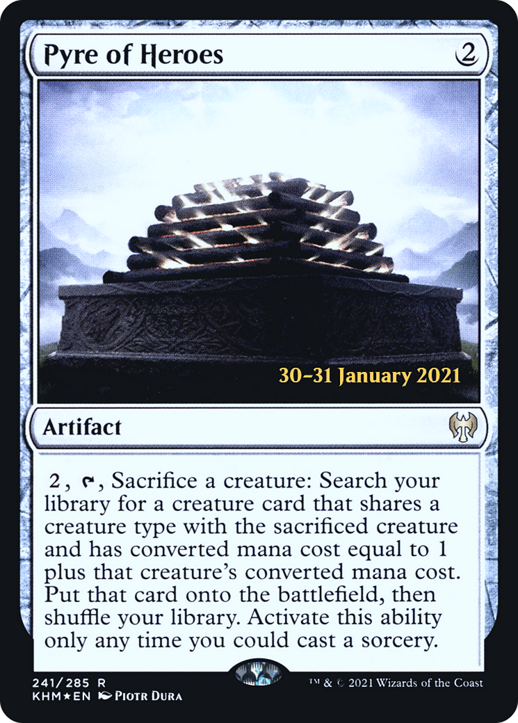 Pyre of Heroes (PRE-241S) - Kaldheim Promos Foil