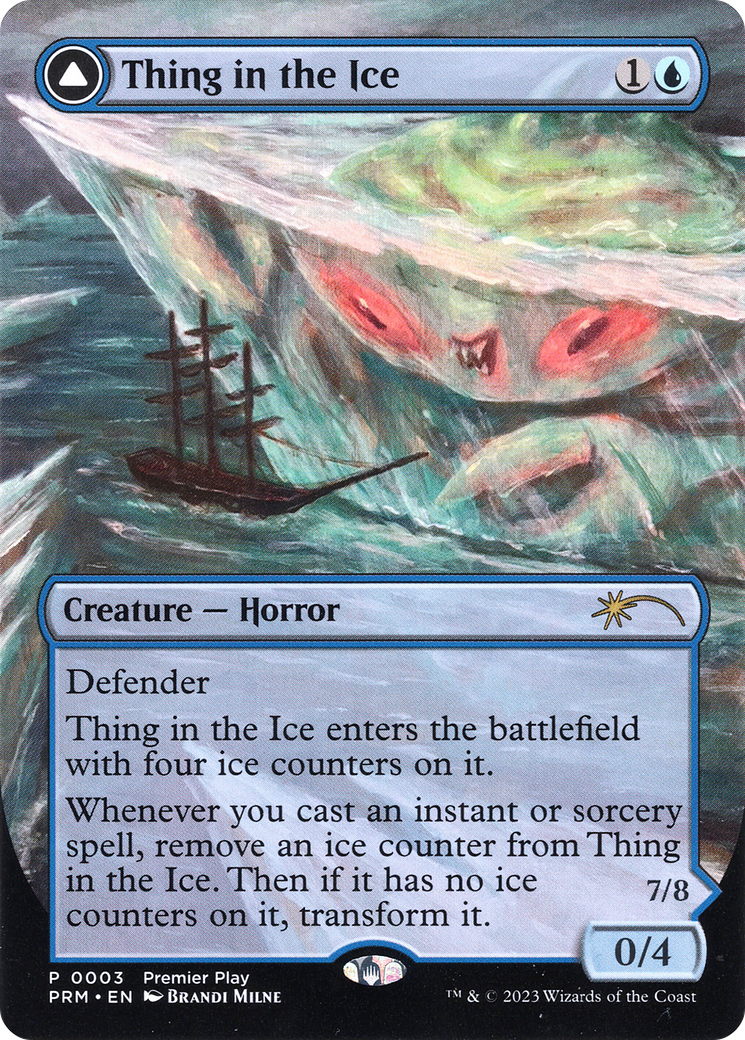 Thing in the Ice (PTP-003) - Regional Championship Qualifiers 2023 (Borderless) Foil