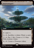 Fountainport (Extended Art) (BLB-368) - Bloomburrow: (Extended Art) Foil