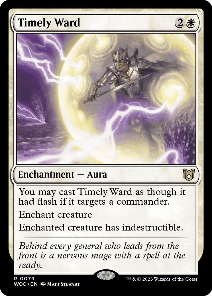 Timely Ward (WOC-079) - Wilds of Eldraine Commander