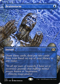 Brainstorm (Borderless) (2XM-338) - Double Masters Foil