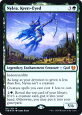 Nylea, Keen-Eyed (PRE-185S) - Theros Beyond Death Promos: (enchantment) Foil