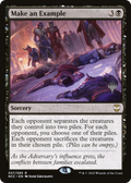 Make an Example (PPSNC-037) - New Capenna Commander Promos Foil