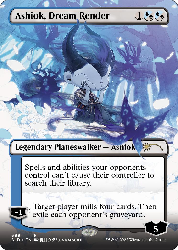 Ashiok, Dream Render (Borderless) (SLD-399) - Secret Lair Drop Foil