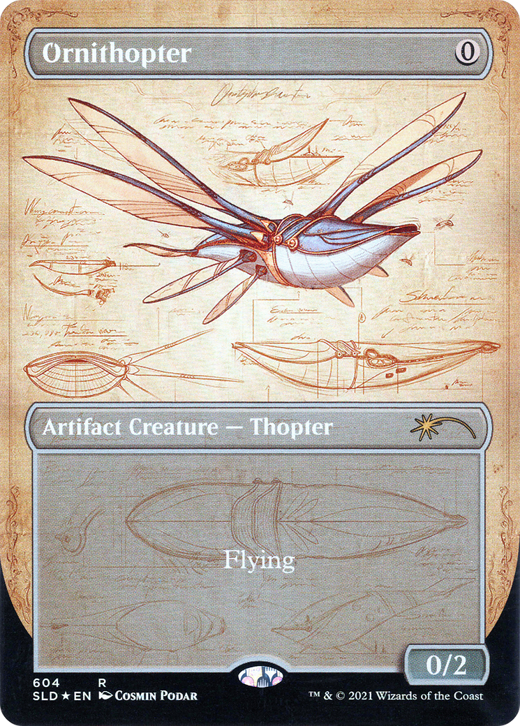Ornithopter (SLD-604) - Secret Lair Drop (Borderless) Foil