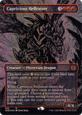 Capricious Hellraiser (Oil Slick Raised Foil) (ONE-353) - Phyrexia: All Will Be One (Borderless) Foil
