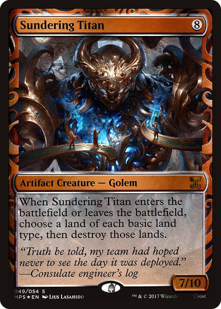 Sundering Titan (MPS-049) - Kaladesh Inventions Foil