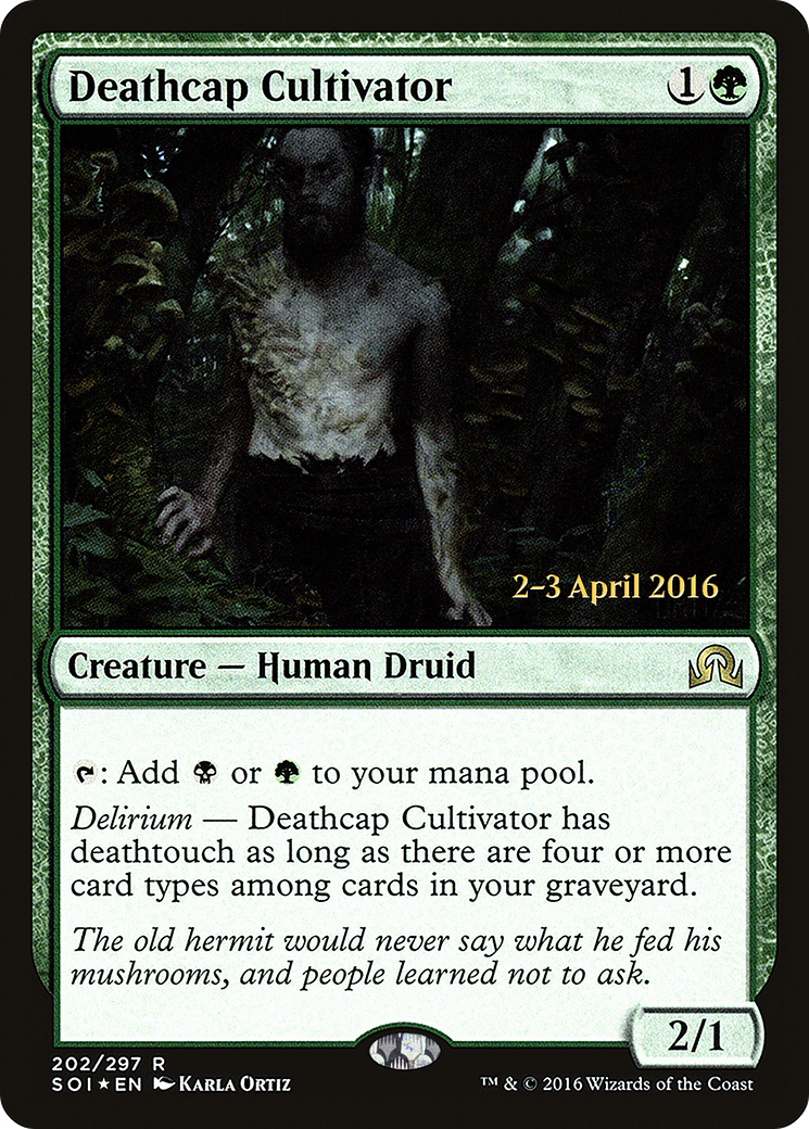 Deathcap Cultivator (PRE-202S) - Shadows over Innistrad Promos Foil