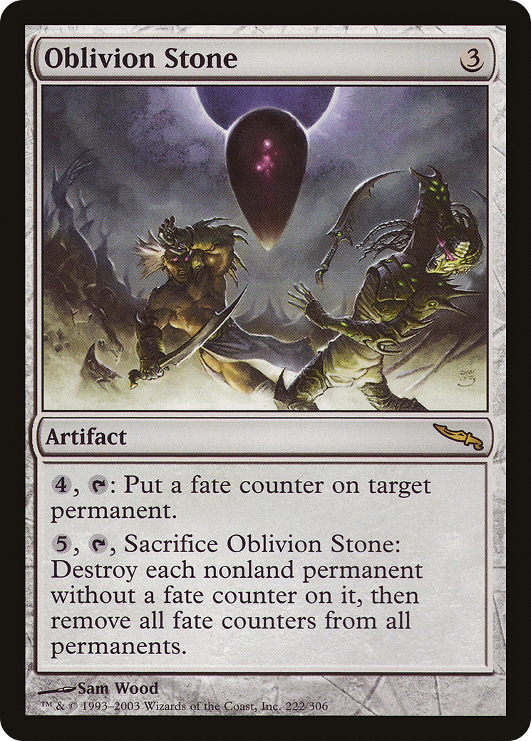 Oblivion Stone (MRD-222) - Mirrodin Foil