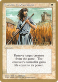 Swords to Plowshares - 1996 Preston Poulter (4ED) (WCD-) - Pro Tour Collector Set