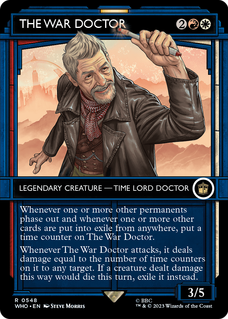 The War Doctor (Showcase) (WHO-548) - Doctor Who: (Showcase) (Borderless)