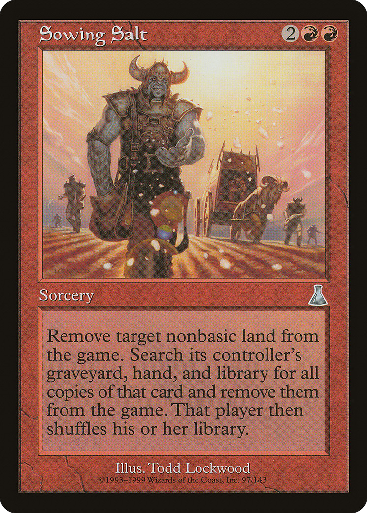 Sowing Salt (UDS-097) - Urza's Destiny Foil