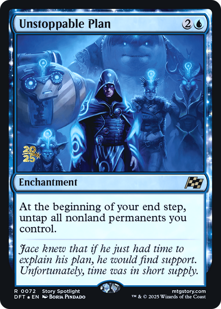Unstoppable Plan (PRE-072) - Prerelease Cards: (enchantment) Foil