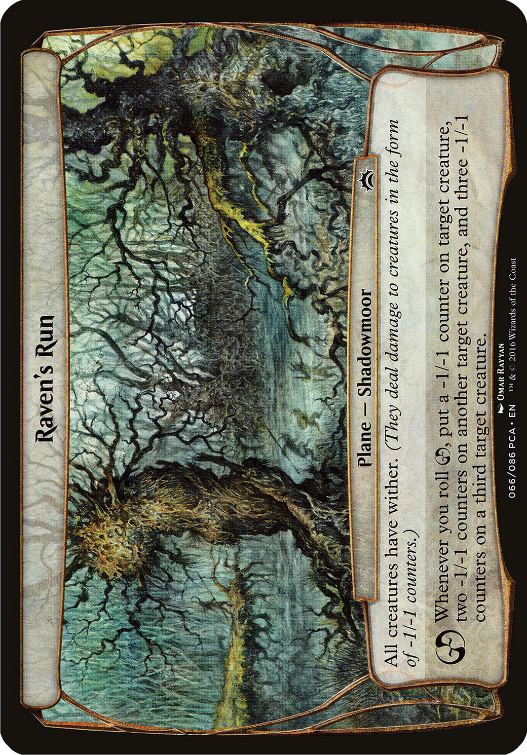 Raven's Run (Planechase Anthology) (OVER-) - Planechase Anthology Planes