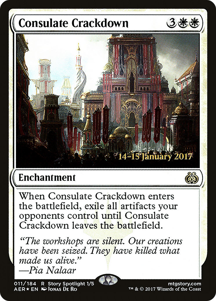 Consulate Crackdown (PRE-11S) - Aether Revolt Promos Foil