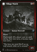 Village Watch (DBL-165) - Innistrad: Double Feature: (Double Faced Transform) Foil