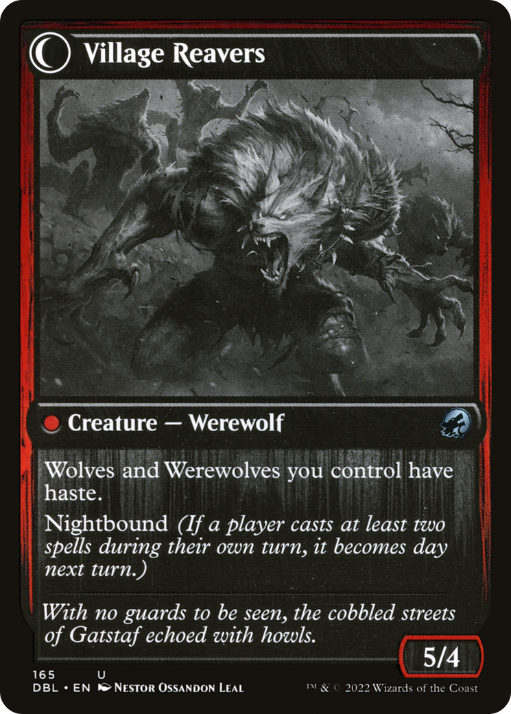 Village Watch (DBL-165) - Innistrad: Double Feature: (Double Faced Transform) Foil