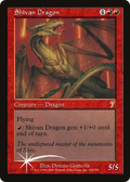 Shivan Dragon (7ED-218★) - 7th Edition Foil