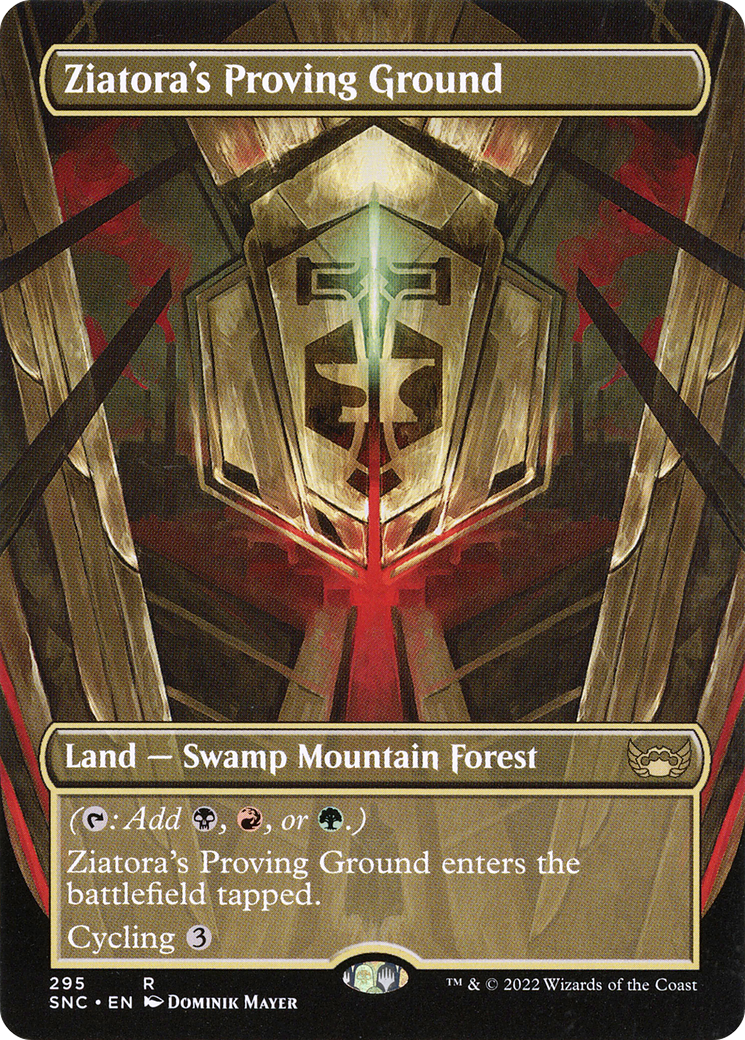 Ziatora's Proving Ground (Borderless) (SNC-295) - Streets of New Capenna Foil