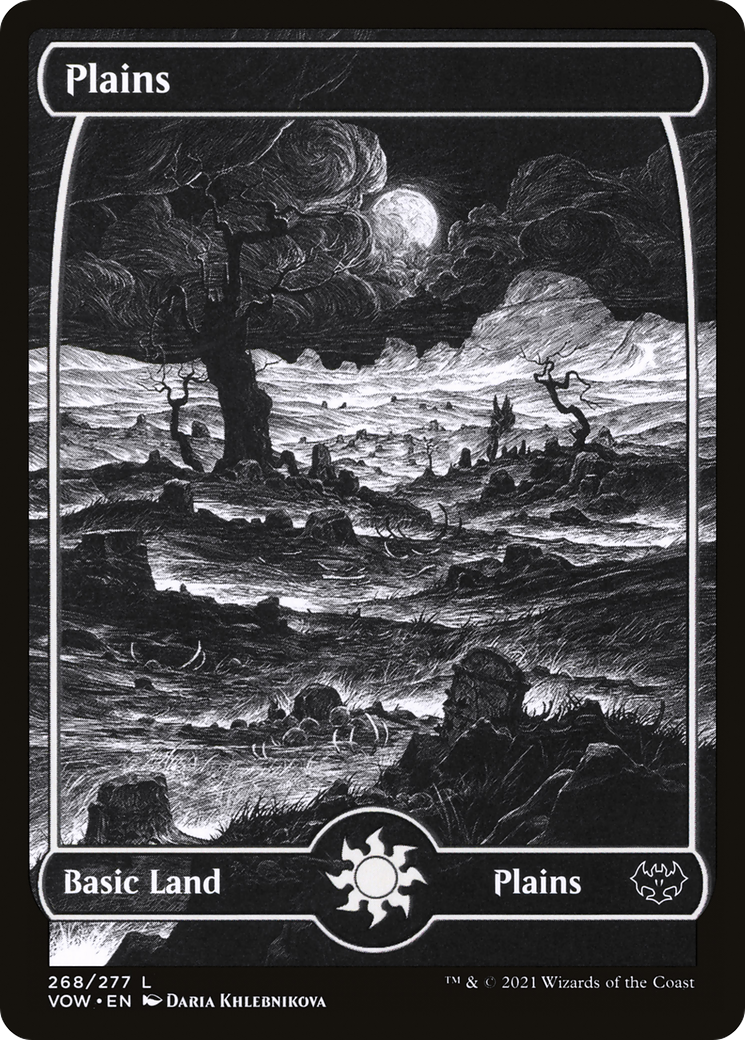 Plains (268) (VOW-268) - Innistrad: Crimson Vow: (Showcase) Foil