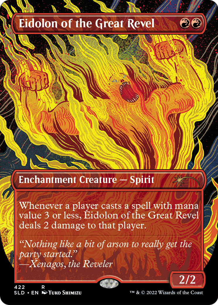 Eidolon of the Great Revel (Borderless) (SLD-422) - Secret Lair Drop