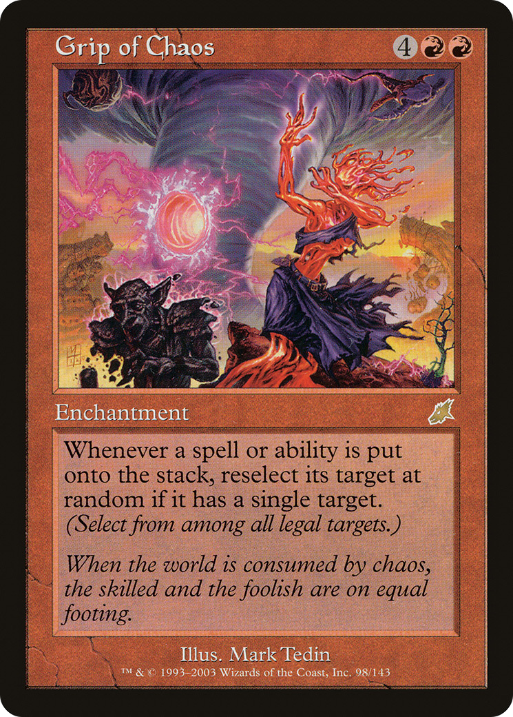Grip of Chaos (SCG-098) - Scourge Foil