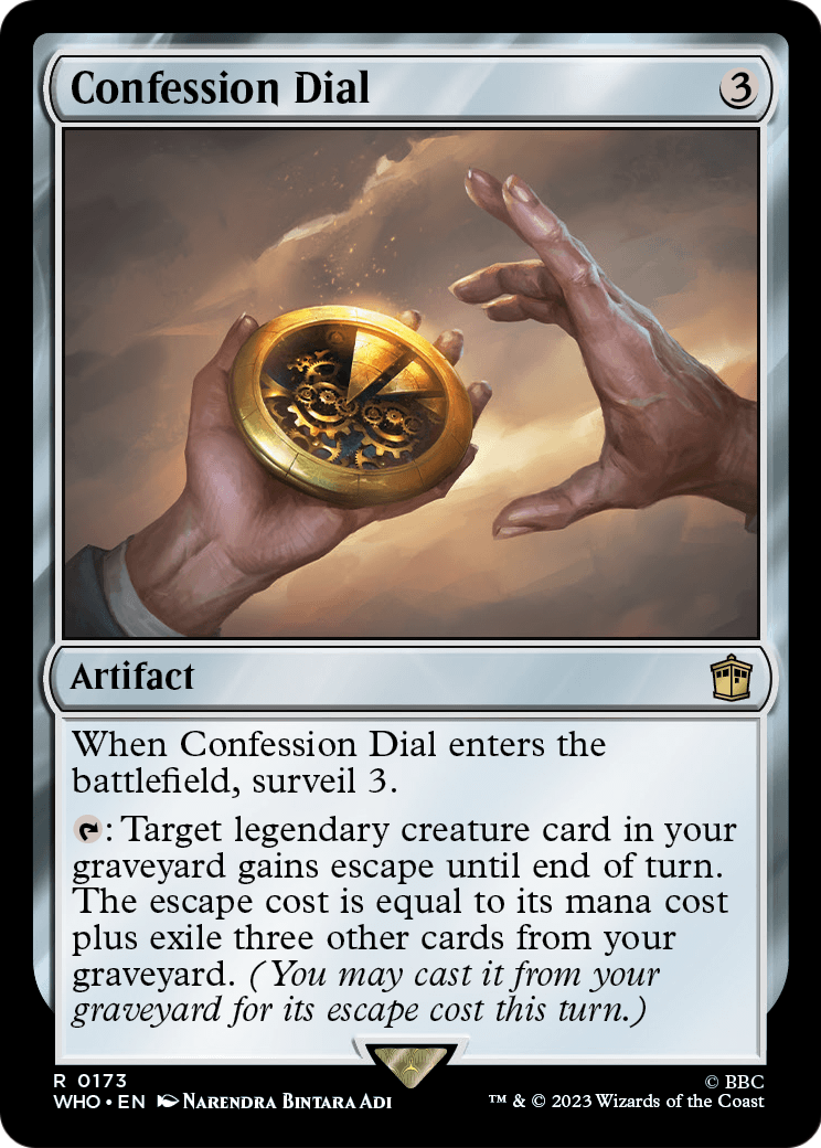 Confession Dial (WHO-173) - Doctor Who