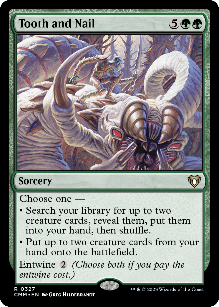 Tooth and Nail (CMM-327) - Commander Masters