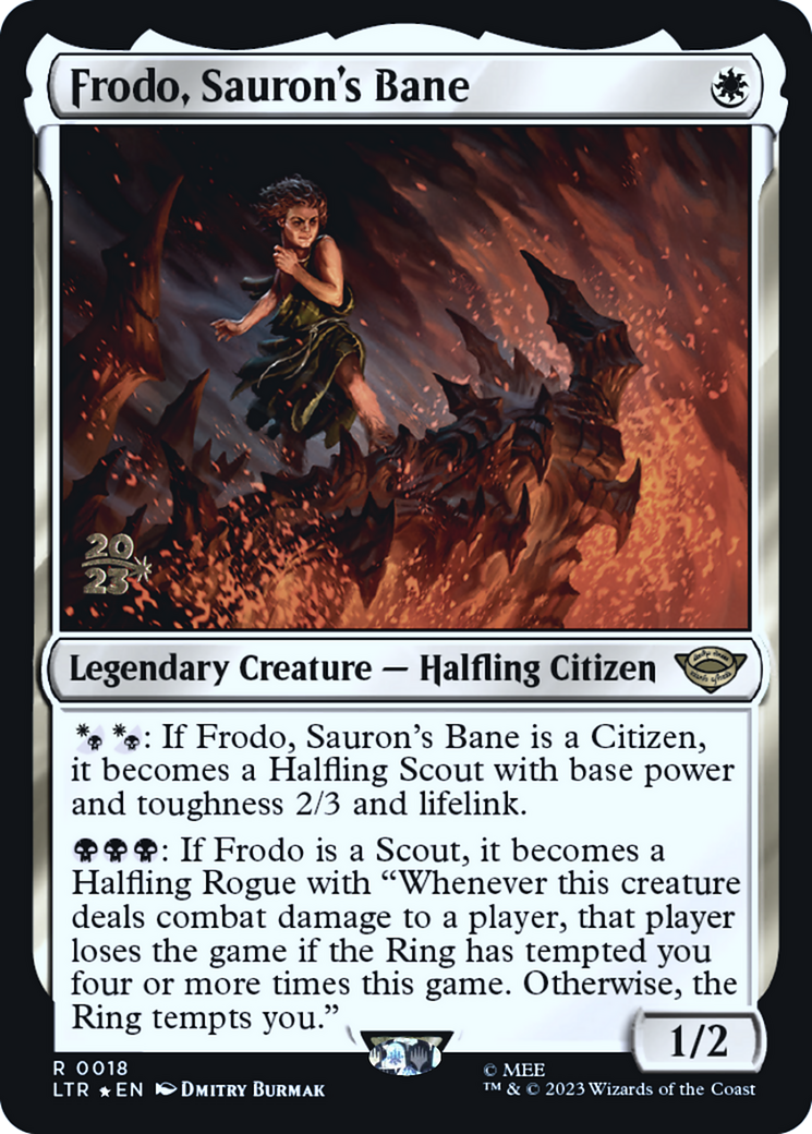 Frodo, Sauron's Bane (PRE-018) - Tales of Middle-earth Promos Foil
