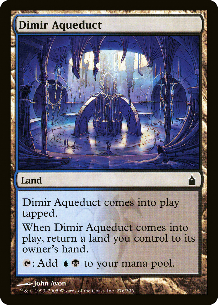 Dimir Aqueduct (RAV-276) - Ravnica: City of Guilds Foil
