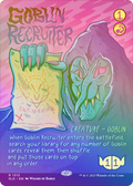 Goblin Recruiter (Rainbow Foil) (SLD-1313) - Secret Lair Drop (Borderless) Foil