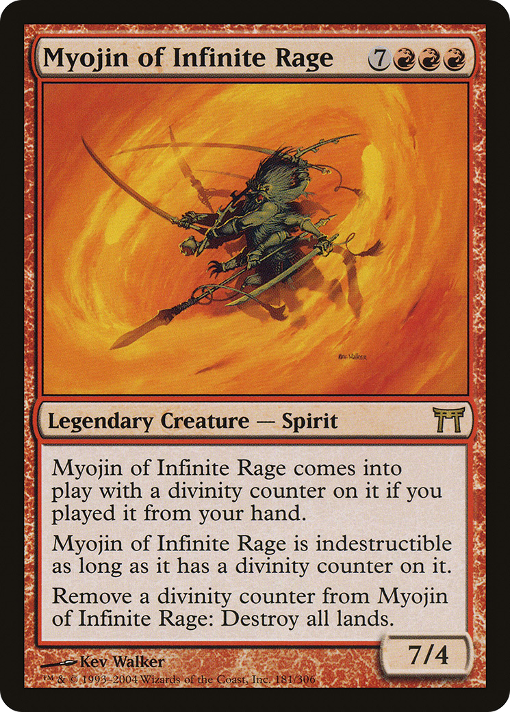 Myojin of Infinite Rage (CHK-181) - Champions of Kamigawa Foil