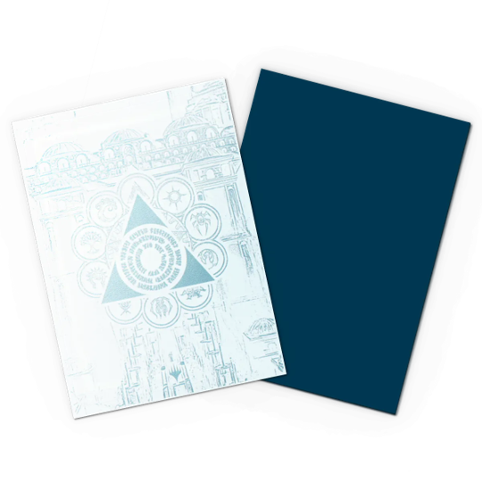 Dragon Shield Dual Matte Art Sleeves 100CT: Azorius Senate