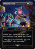 Diabolic Tutor (1592) (SLD-1592) - Secret Lair Drop (Borderless)