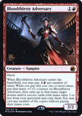 Bloodthirsty Adversary (PRE-129) - Innistrad: Midnight Hunt Promos Foil