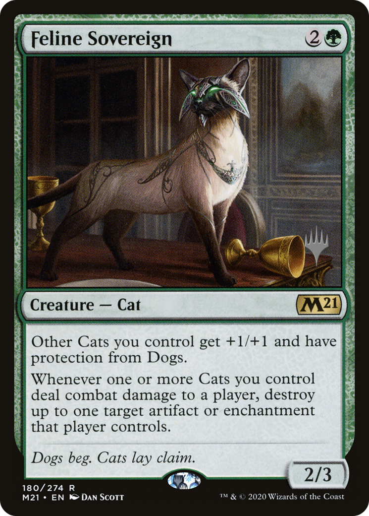 Feline Sovereign (PPM21-180) - Core Set 2021 Promos