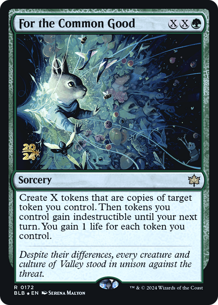 For the Common Good (PRE-172) - Bloomburrow Promos Foil