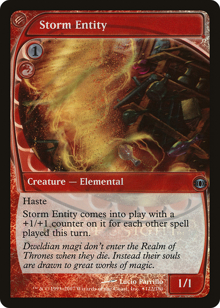 Storm Entity (LARP-122★) - Future Sight Promos Foil