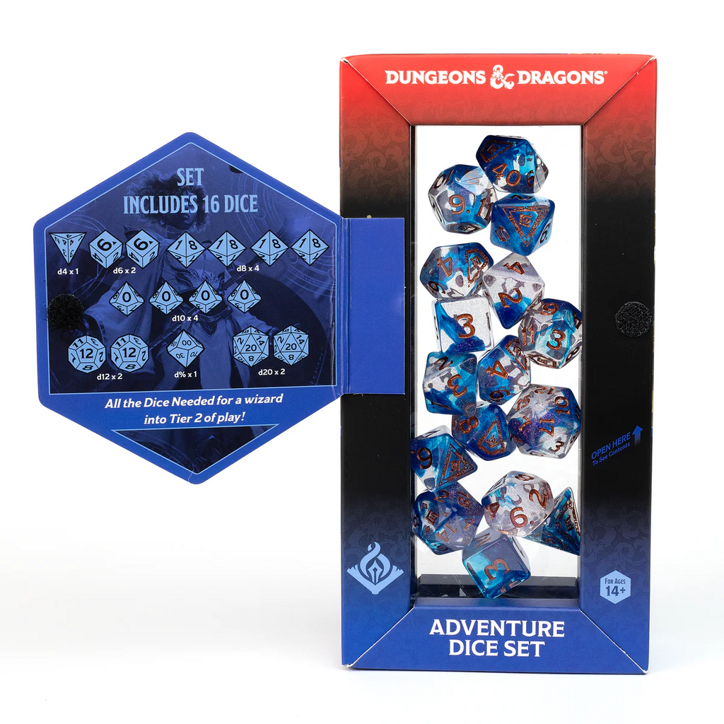 D&D Adventure Dice: Wizard Blue