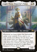 Light-Paws, Emperor's Voice (Extended Art) (NEO-439) - Kamigawa: Neon Dynasty: (Extended Art)