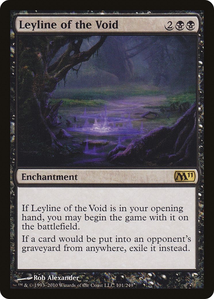 Leyline of the Void (M11-101) - Magic 2011 Foil