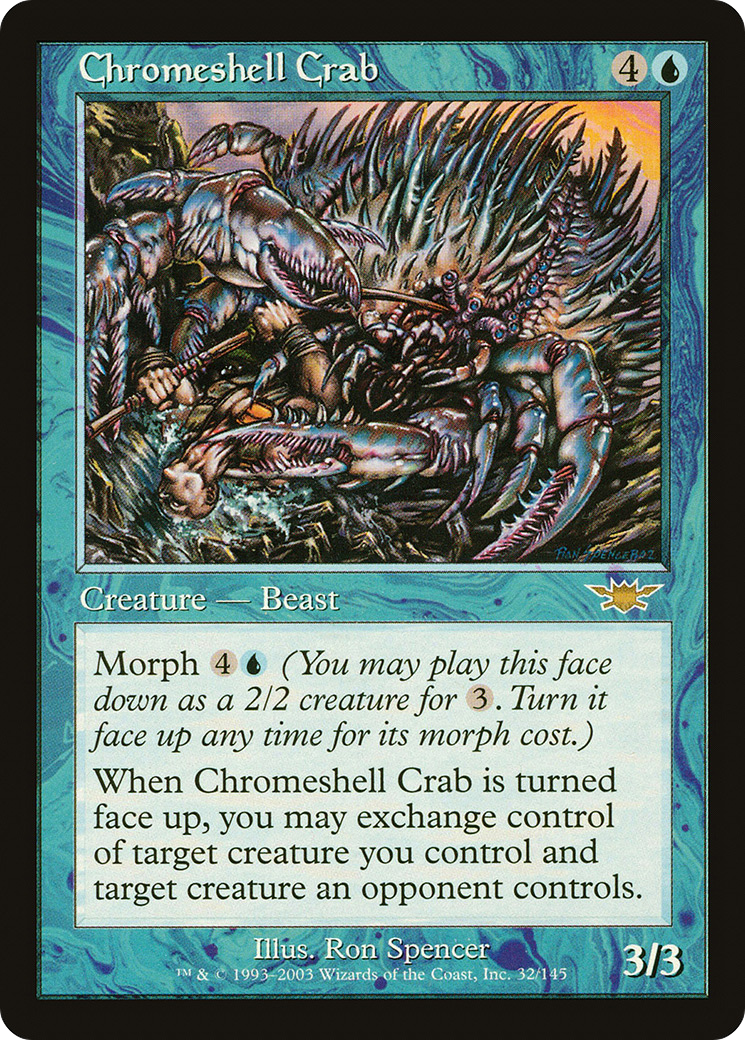 Chromeshell Crab (LGN-032) - Legions Foil