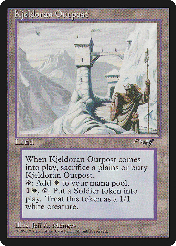 Kjeldoran Outpost (ALL-184) - Alliances